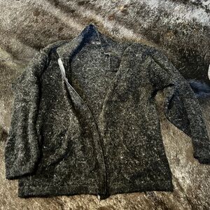 Men's Black Zip Up Sweater